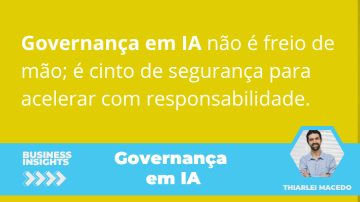 Governança em IA: inovação com segurança